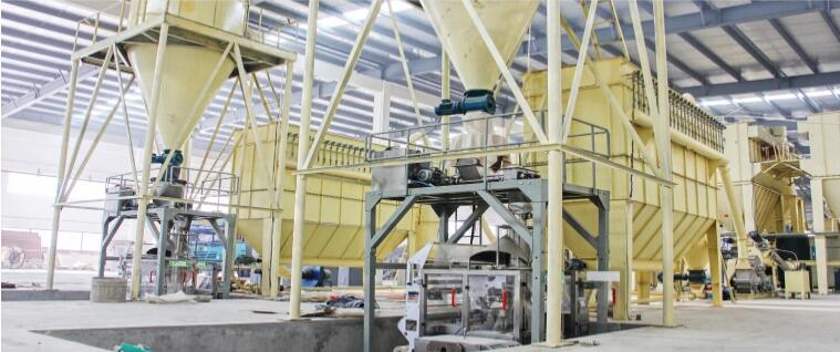 barite powder grinding and modification production line